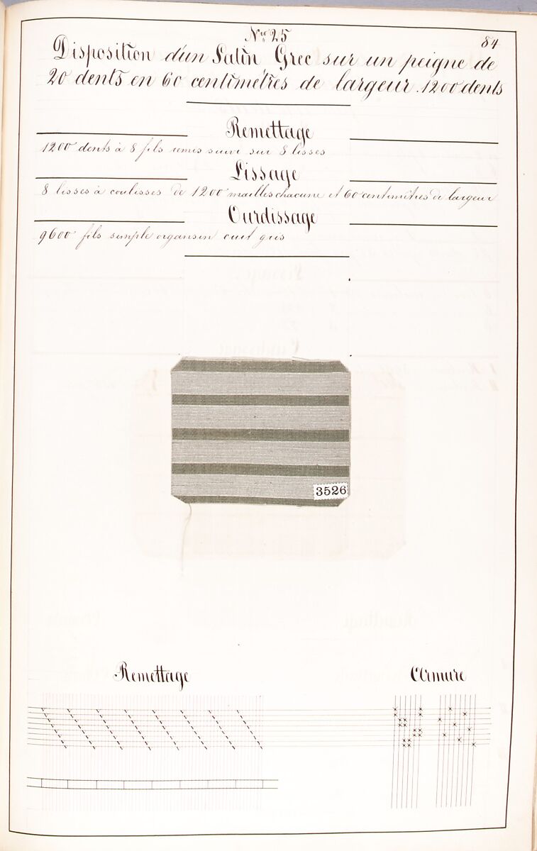 Théorie de la fabrication des étoffes de soie, Emile Klingholz, Silk, paper, French
