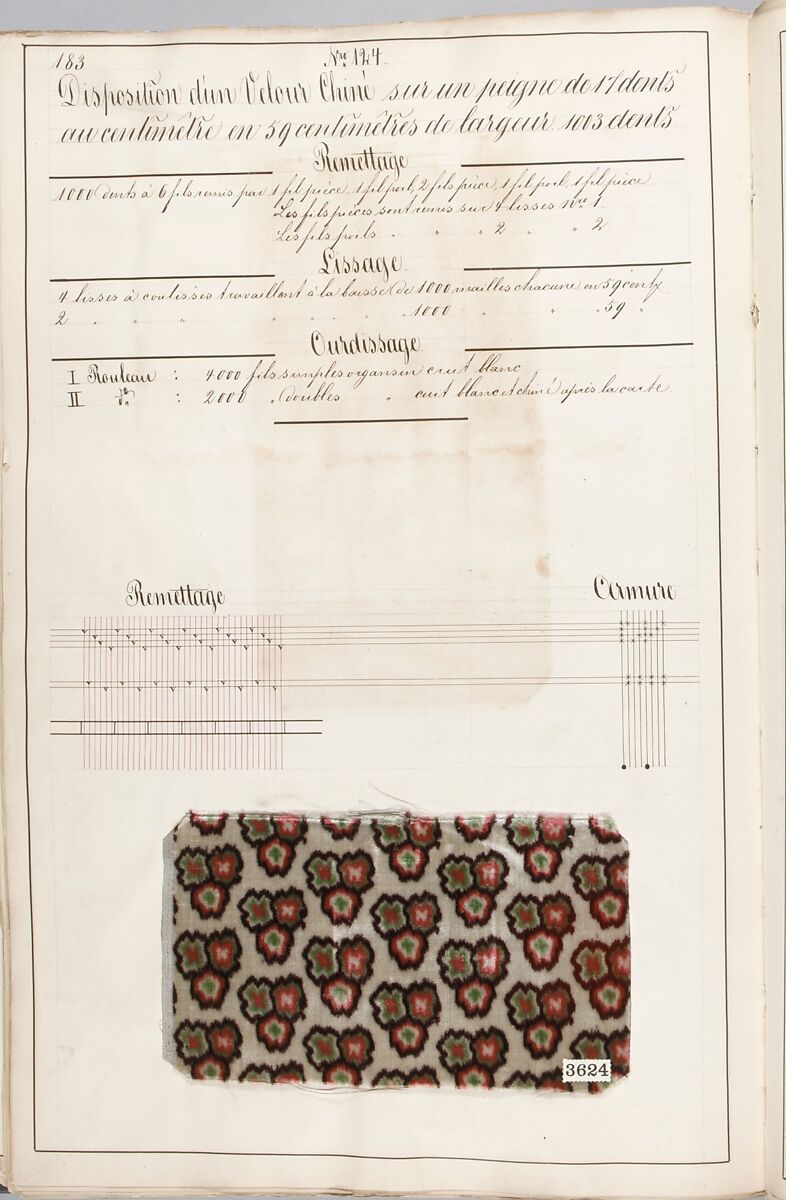 Théorie de la fabrication des étoffes de soie, Emile Klingholz, Silk, paper, French