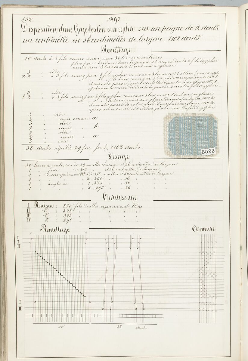 Théorie de la fabrication des étoffes de soie, Emile Klingholz, Silk, paper, French