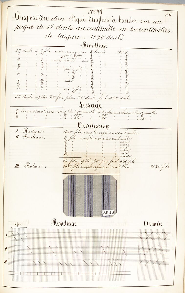 Théorie de la fabrication des étoffes de soie, Emile Klingholz, Silk, paper, French