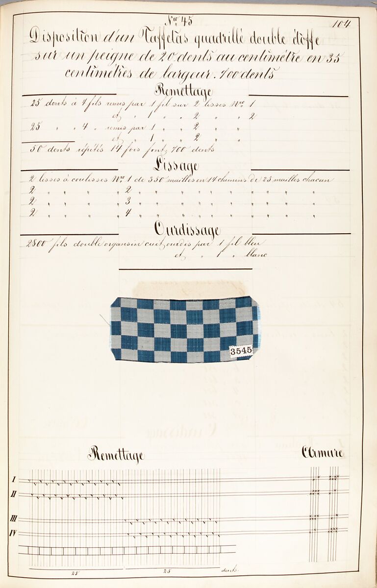 Théorie de la fabrication des étoffes de soie, Emile Klingholz, Silk, paper, French