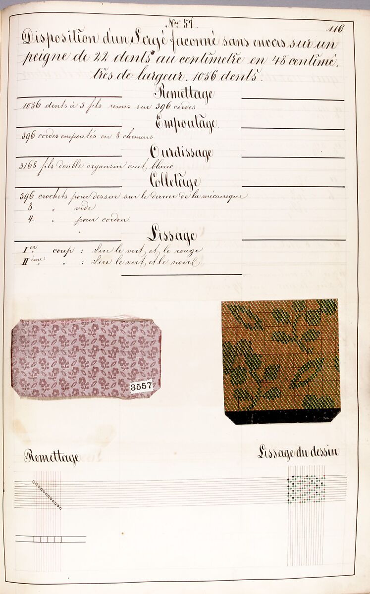 Théorie de la fabrication des étoffes de soie, Emile Klingholz, Silk, paper, French