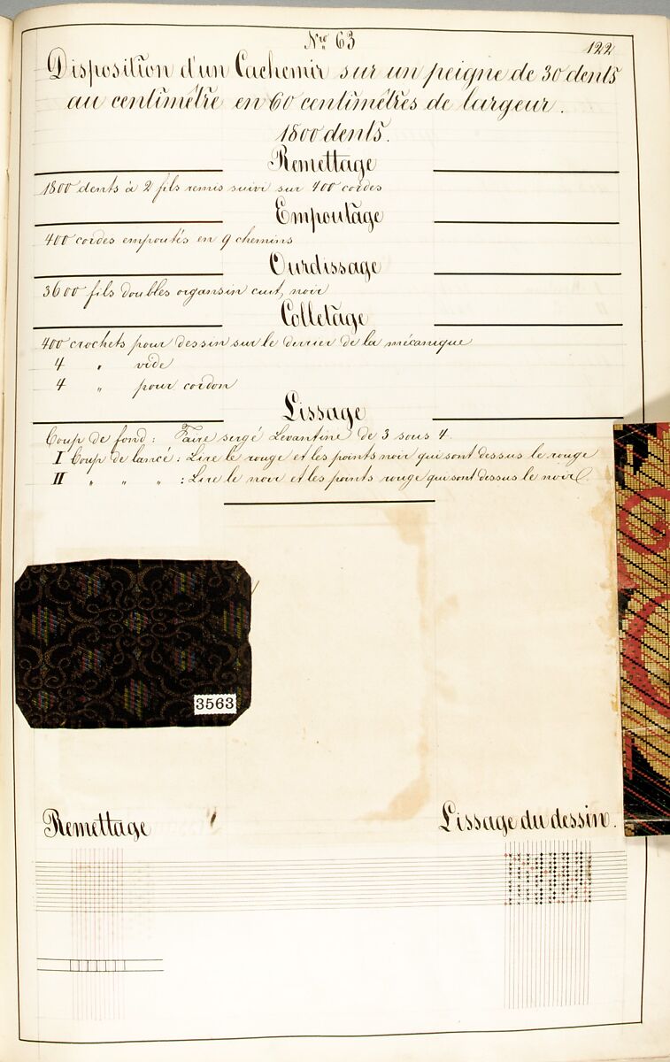 Théorie de la fabrication des étoffes de soie, Emile Klingholz, Silk, paper, French