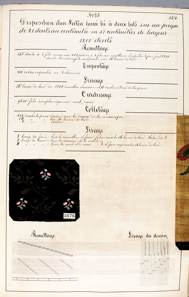 Théorie de la fabrication des étoffes de soie, Emile Klingholz, Silk, paper, French