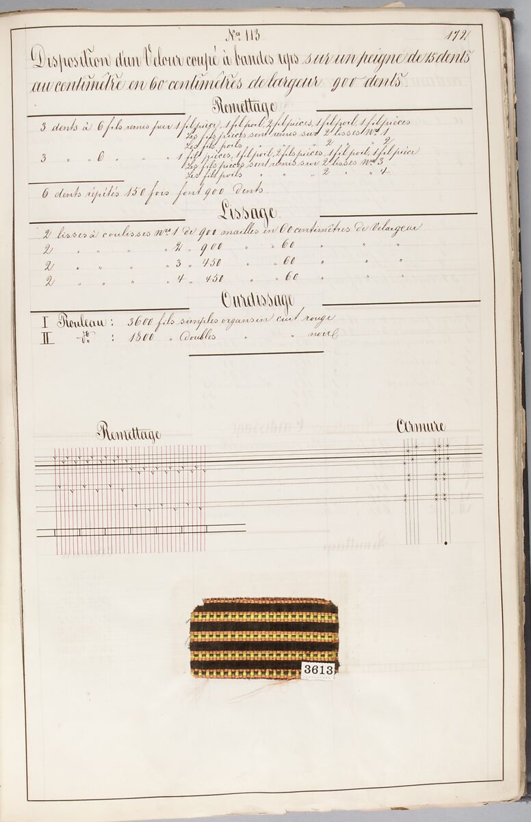 Théorie de la fabrication des étoffes de soie, Emile Klingholz, Silk, paper, French