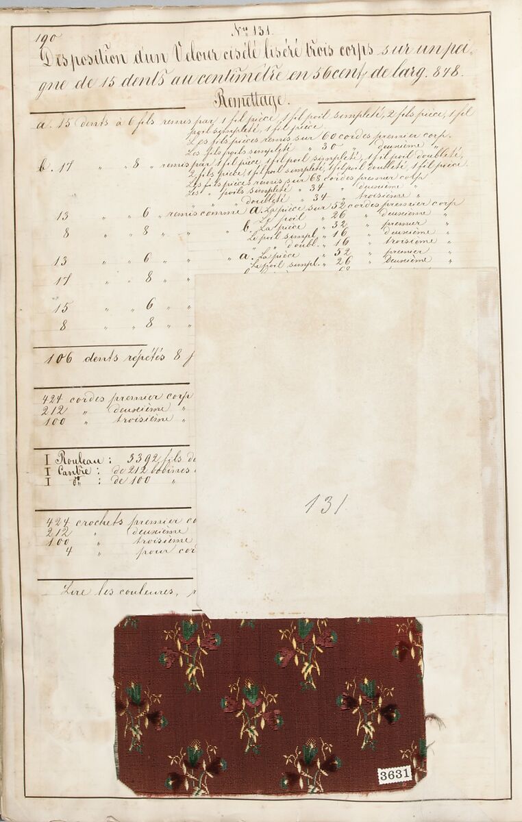 Théorie de la fabrication des étoffes de soie, Emile Klingholz, Silk, paper, French