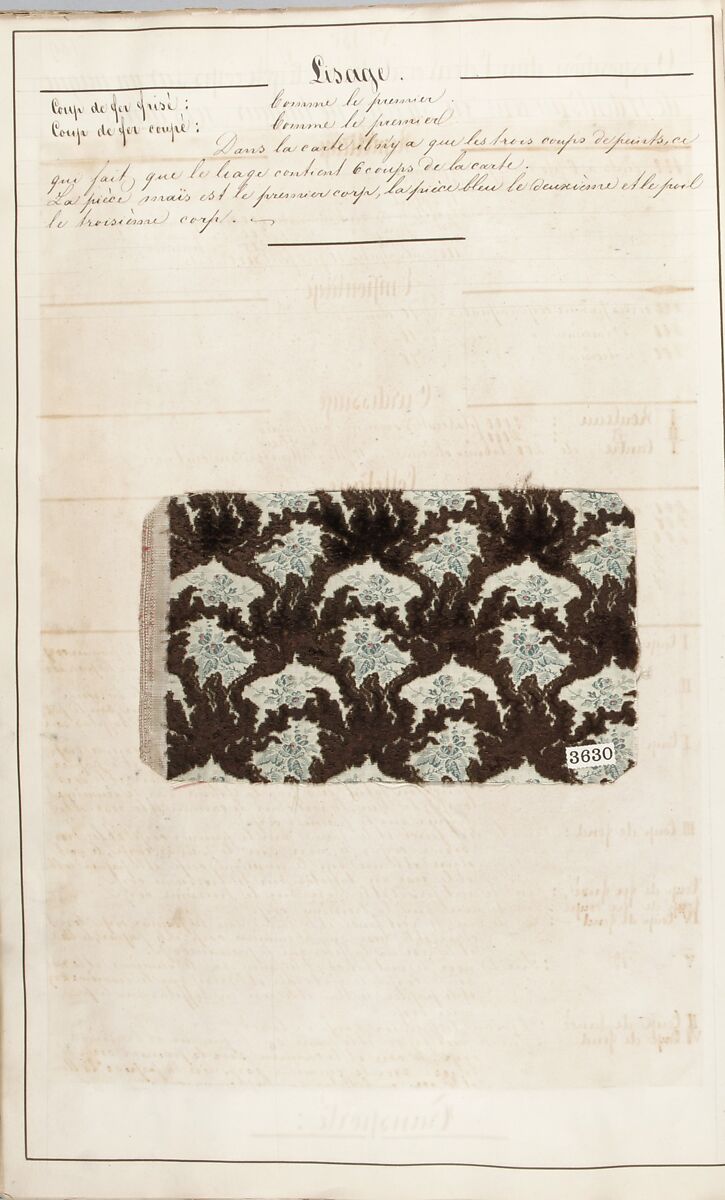 Théorie de la fabrication des étoffes de soie, Emile Klingholz, Silk, paper, French