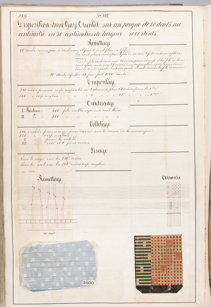 Théorie de la fabrication des étoffes de soie, Emile Klingholz, Silk, paper, French