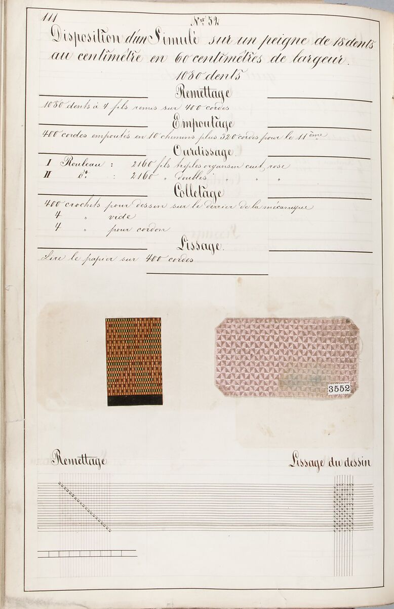 Théorie de la fabrication des étoffes de soie, Emile Klingholz, Silk, paper, French