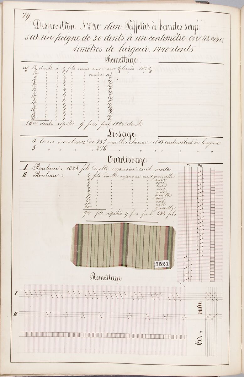 Théorie de la fabrication des étoffes de soie, Emile Klingholz, Silk, paper, French