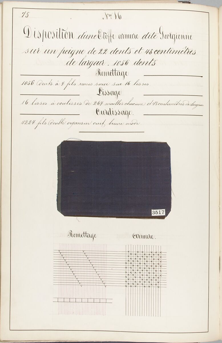 Théorie de la fabrication des étoffes de soie, Emile Klingholz, Silk, paper, French