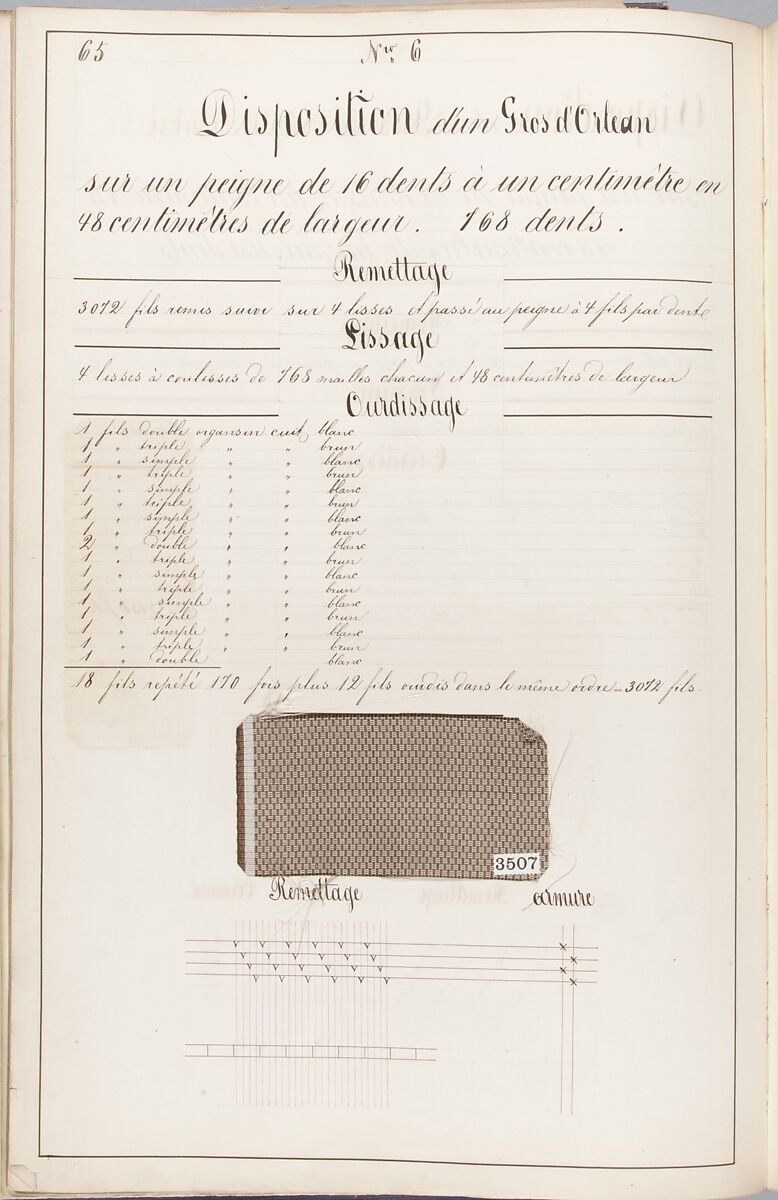 Théorie de la fabrication des étoffes de soie, Emile Klingholz, Silk, paper, French