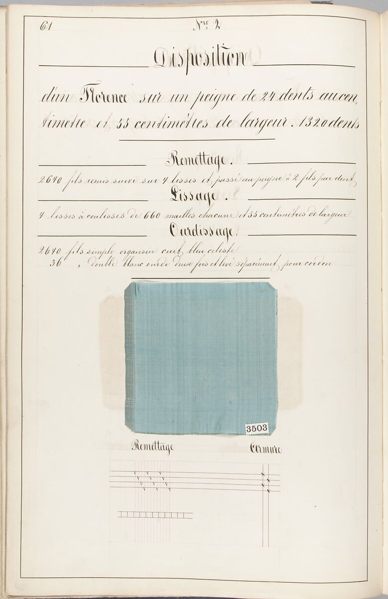 Théorie de la fabrication des étoffes de soie, Emile Klingholz, Silk, paper, French