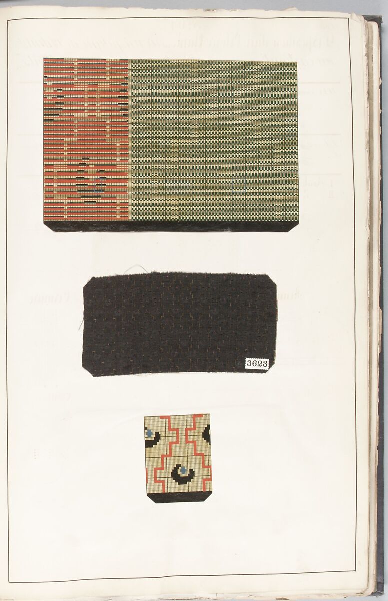 Théorie de la fabrication des étoffes de soie, Emile Klingholz, Silk, paper, French