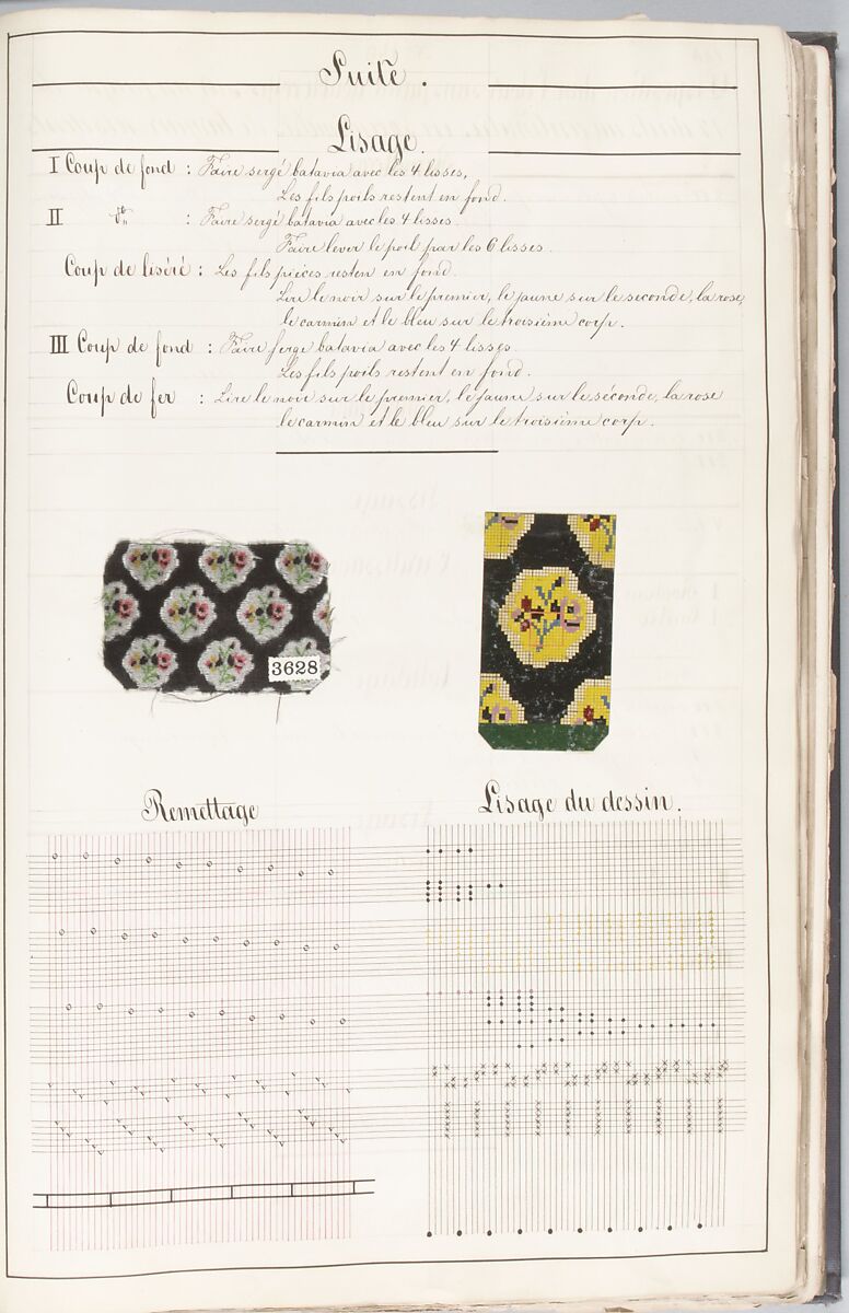 Théorie de la fabrication des étoffes de soie, Emile Klingholz, Silk, paper, French