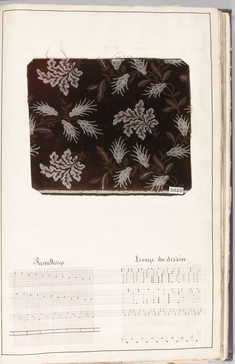 Théorie de la fabrication des étoffes de soie, Emile Klingholz, Silk, paper, French