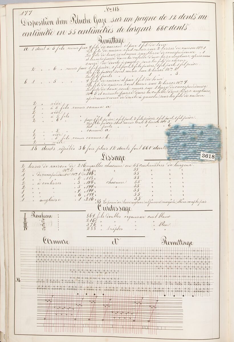 Théorie de la fabrication des étoffes de soie, Emile Klingholz, Silk, paper, French