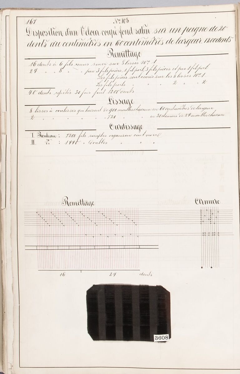 Théorie de la fabrication des étoffes de soie, Emile Klingholz, Silk, paper, French