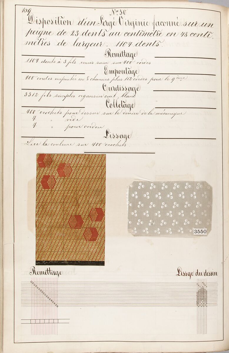 Théorie de la fabrication des étoffes de soie, Emile Klingholz, Silk, paper, French