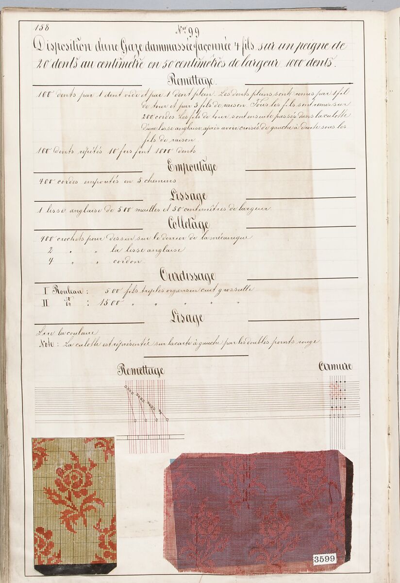 Théorie de la fabrication des étoffes de soie, Emile Klingholz, Silk, paper, French