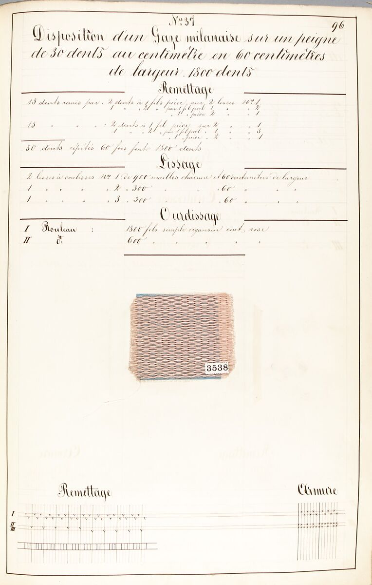 Théorie de la fabrication des étoffes de soie, Emile Klingholz, Silk, paper, French