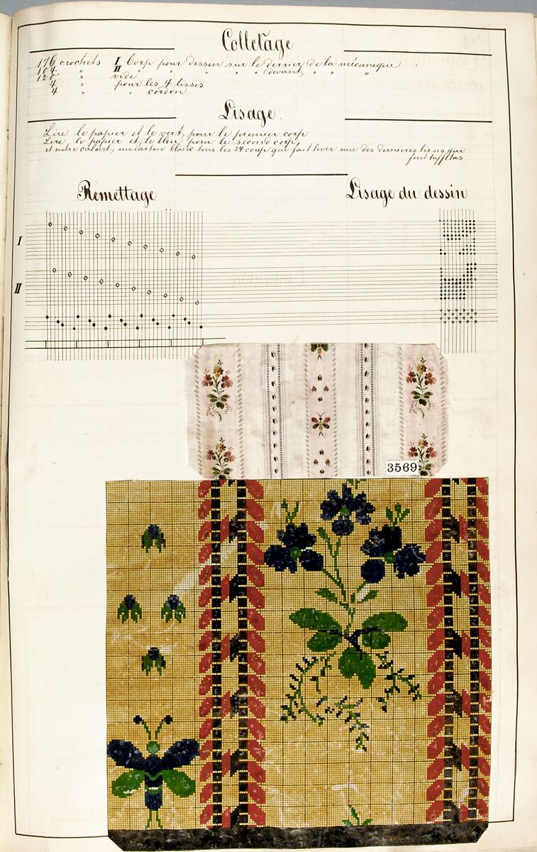 Théorie de la fabrication des étoffes de soie, Emile Klingholz, Silk, paper, French