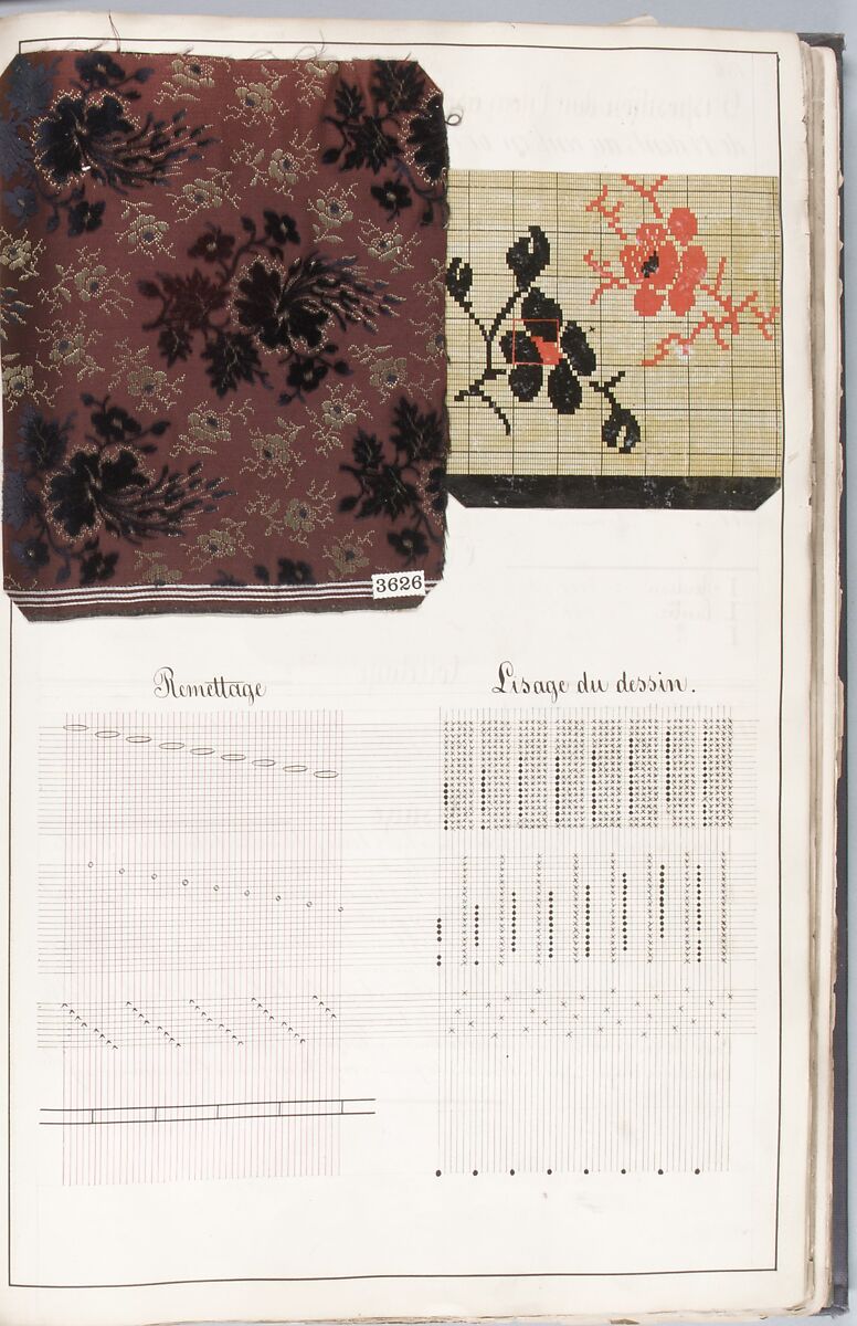 Théorie de la fabrication des étoffes de soie, Emile Klingholz, Silk, paper, French