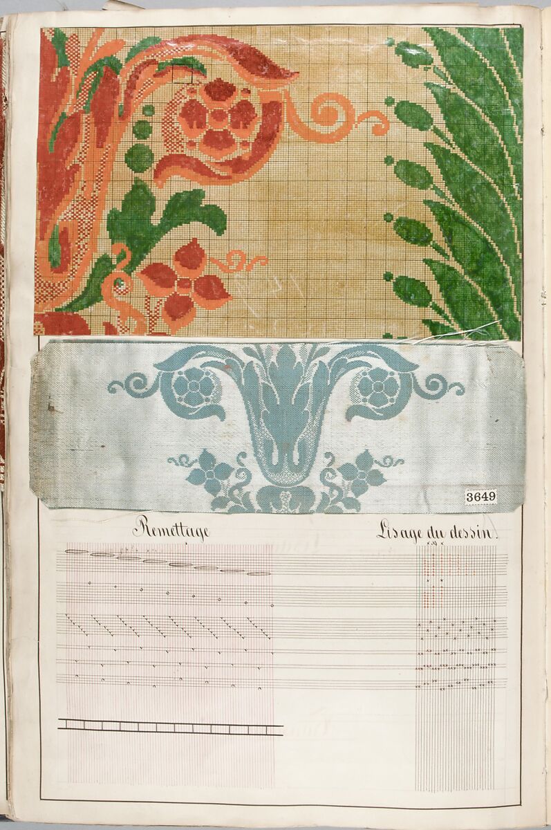 Théorie de la fabrication des étoffes de soie, Emile Klingholz, Silk, paper, French