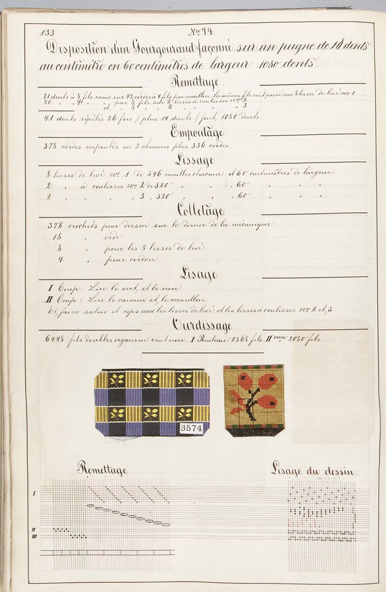 Théorie de la fabrication des étoffes de soie, Emile Klingholz, Silk, paper, French