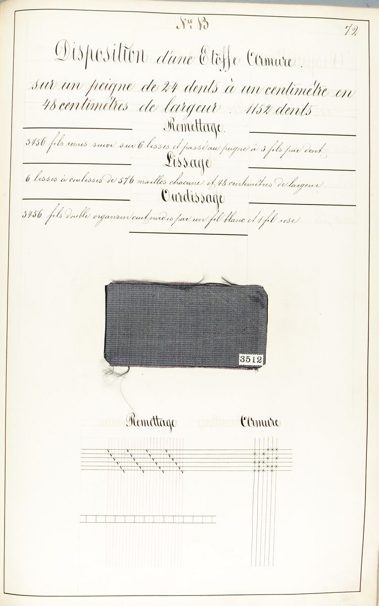 Théorie de la fabrication des étoffes de soie, Emile Klingholz, Silk, paper, French