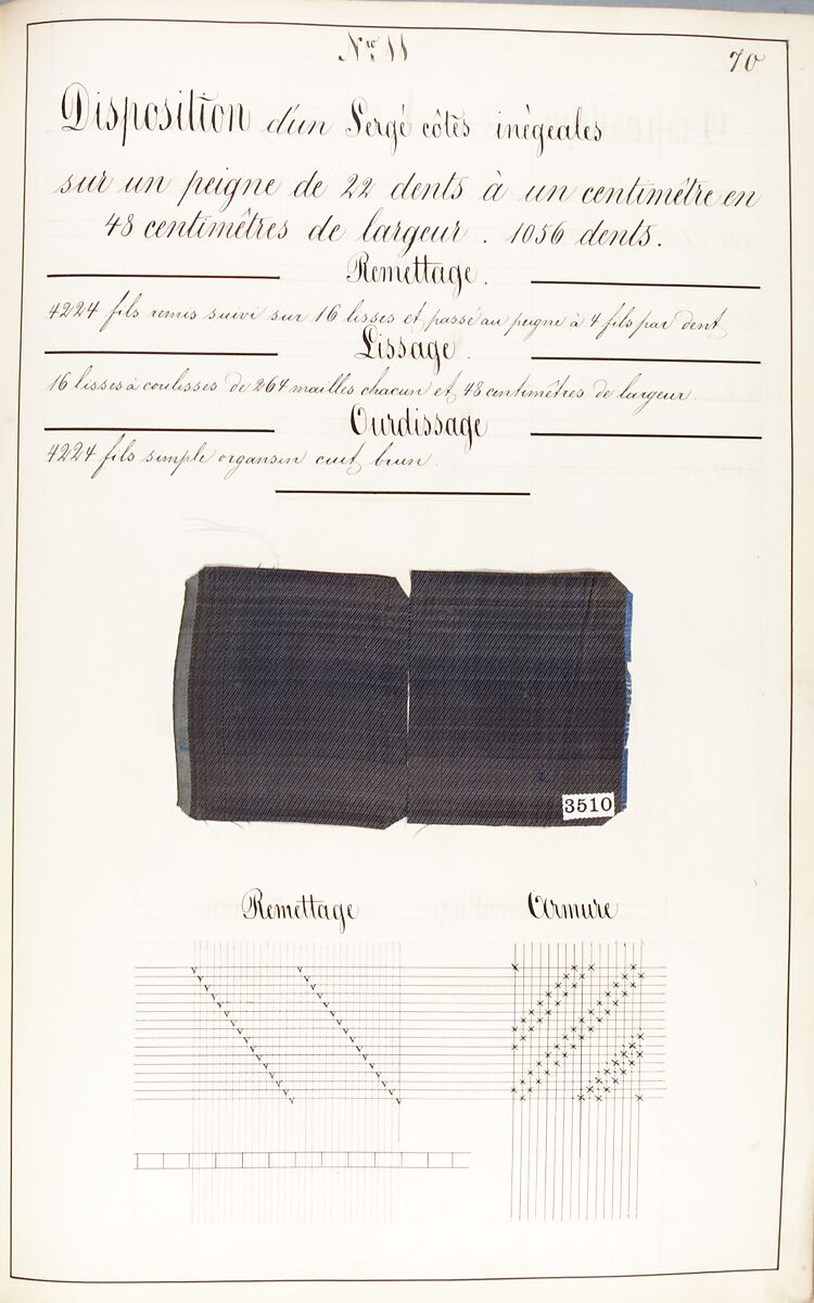 Théorie de la fabrication des étoffes de soie, Emile Klingholz, Silk, paper, French