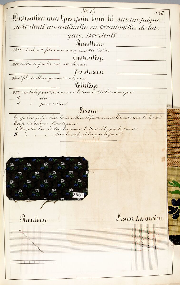 Théorie de la fabrication des étoffes de soie, Emile Klingholz, Silk, paper, French