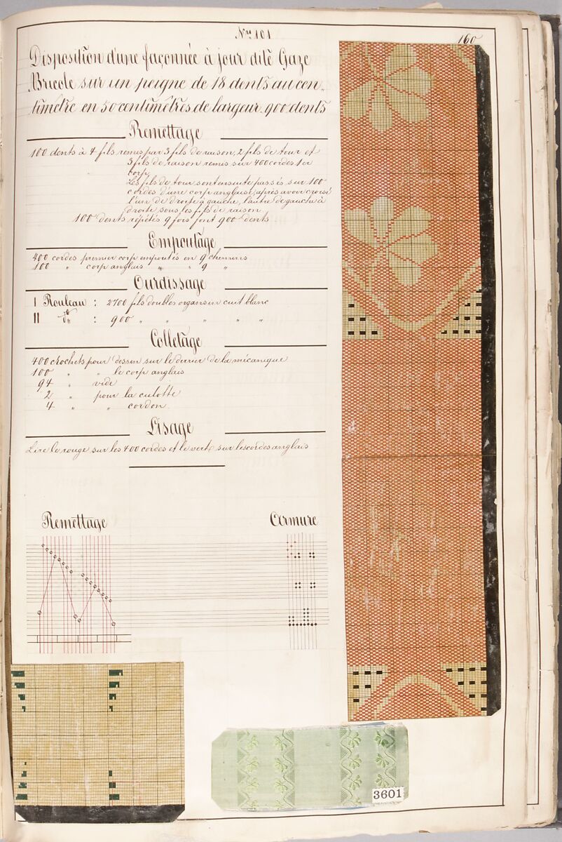 Théorie de la fabrication des étoffes de soie, Emile Klingholz, Silk, paper, French