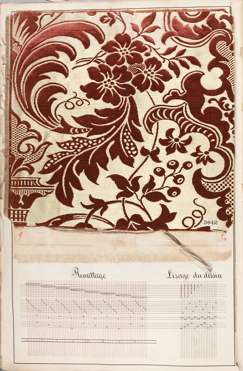 Théorie de la fabrication des étoffes de soie, Emile Klingholz, Silk, paper, French