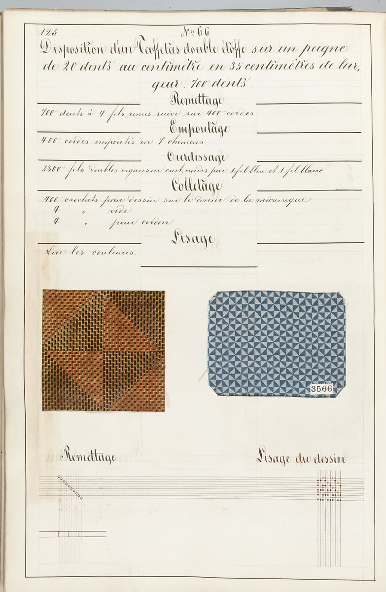 Théorie de la fabrication des étoffes de soie, Emile Klingholz, Silk, paper, French