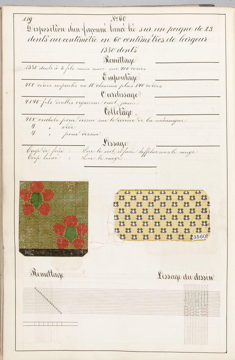 Théorie de la fabrication des étoffes de soie, Emile Klingholz, Silk, paper, French