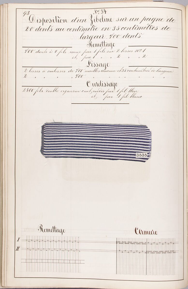 Théorie de la fabrication des étoffes de soie, Emile Klingholz, Silk, paper, French