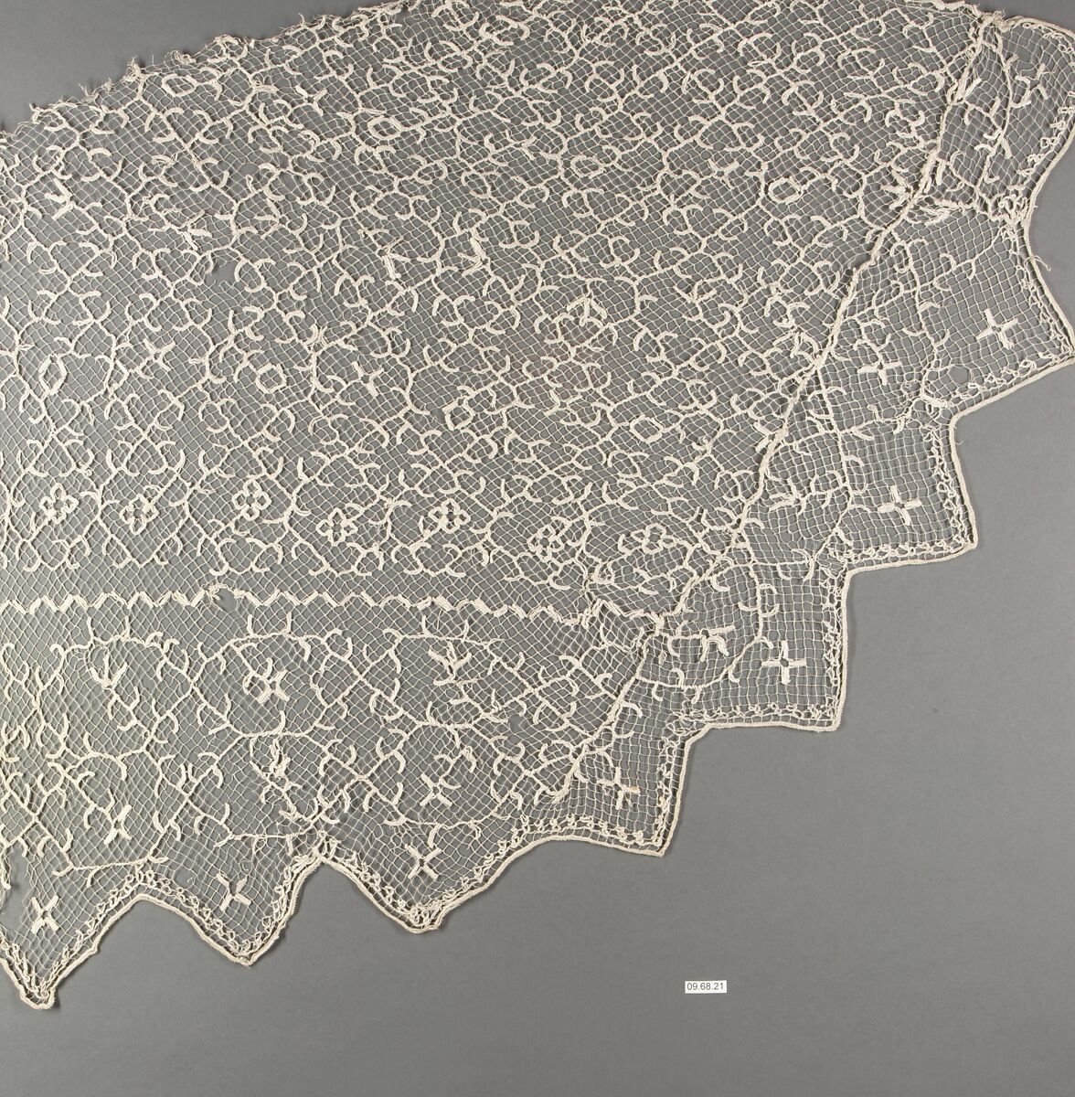 Fragment, Embroidered net, Swiss