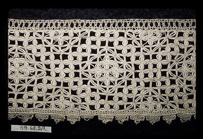 Border, Needle lace, Italian 