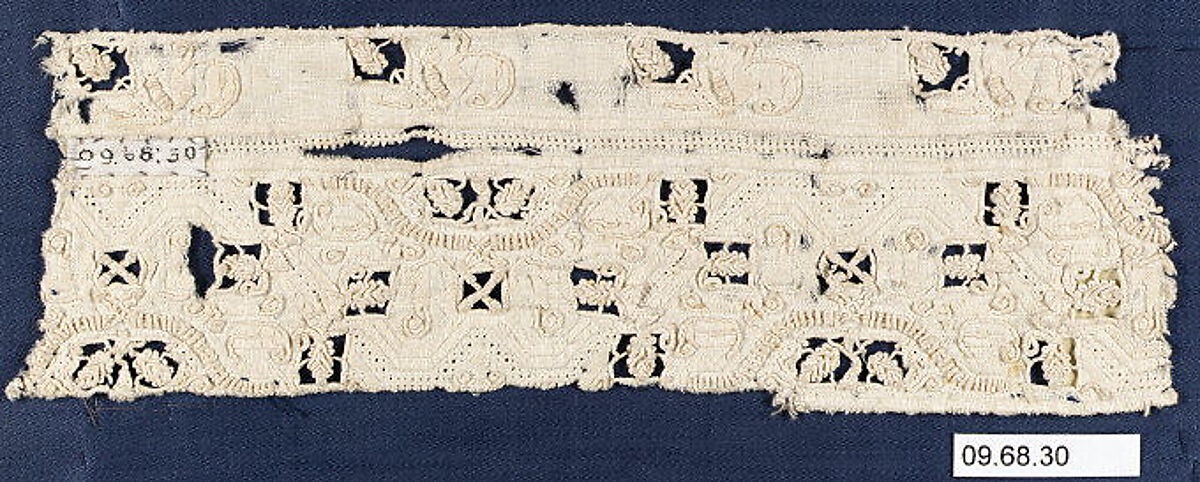 Fragment, Cutwork, Italian 