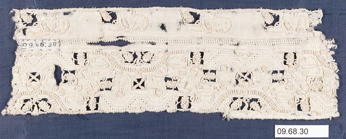 Fragment, Cutwork, Italian