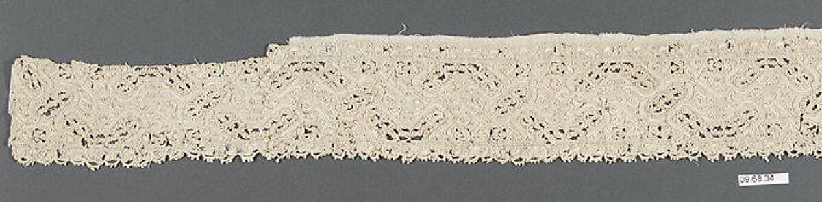 Border, Cutwork, possibly Italian 