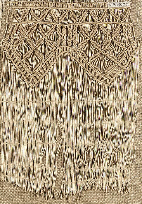 Piece, Macrame, British, Bedford 