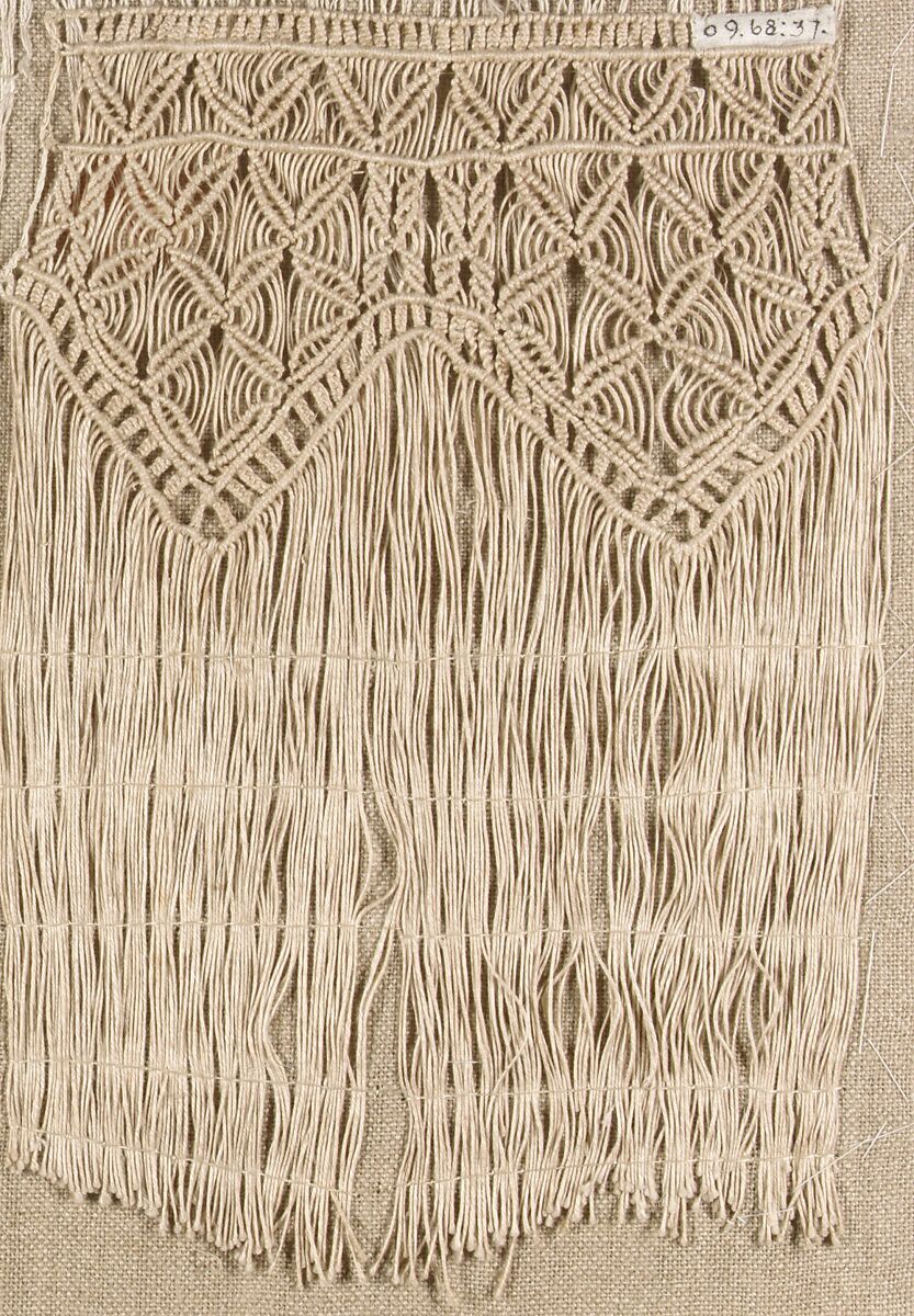 Piece, Macrame, British, Bedford