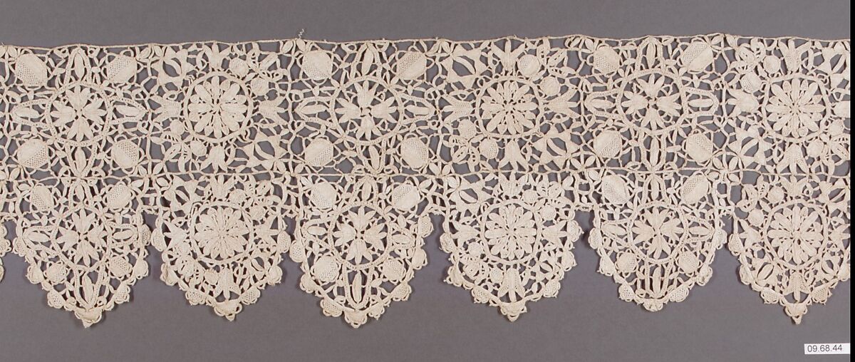 Border, Needle lace, Netherlandish