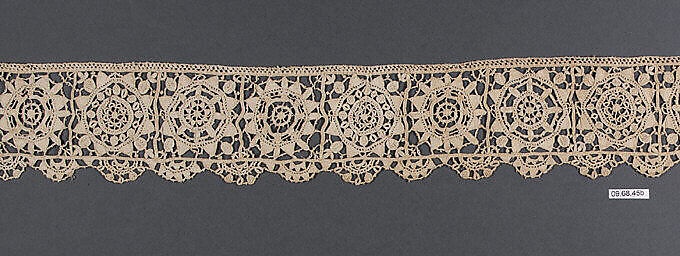 Border, Needle lace, Netherlandish 