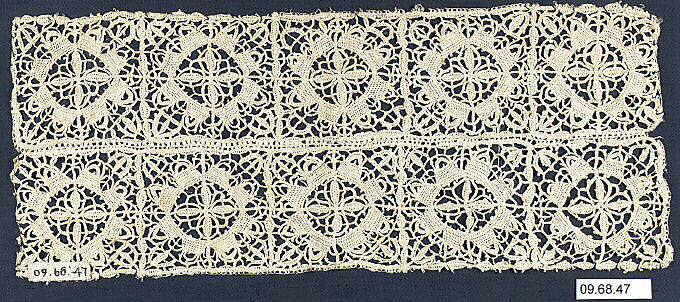 Piece, Needle lace, Italian 