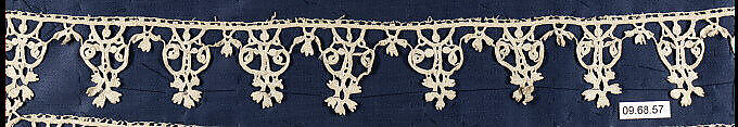 Edging, Needle lace, punto in aria, Italian 