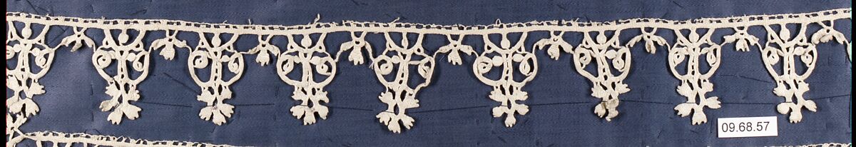 Edging, Needle lace, punto in aria, Italian