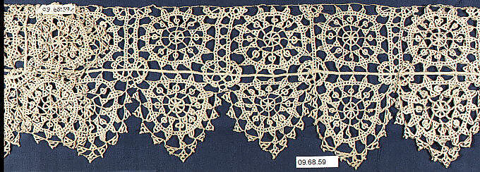 Border, Needle lace, Italian 